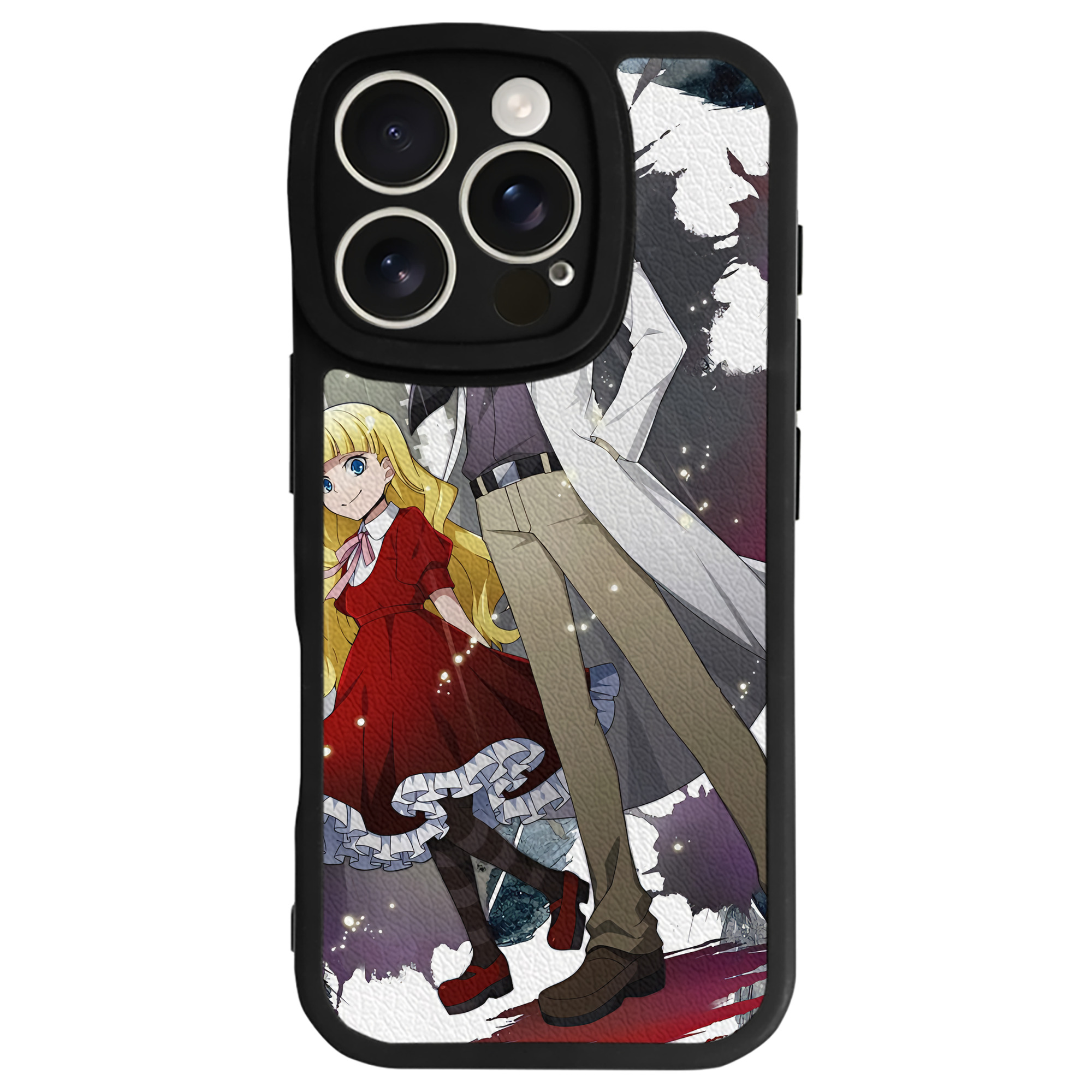 （画像用） 文豪ストレイドッグス Bungo Stray Dogs 【iPhone 16シリーズ対応】シリコンスマホケース（レザー調） 材質：シリコン